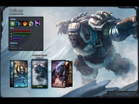 Northern Storm Volibear Skin Spotlight Gameplay 1080p HD League Of Legends