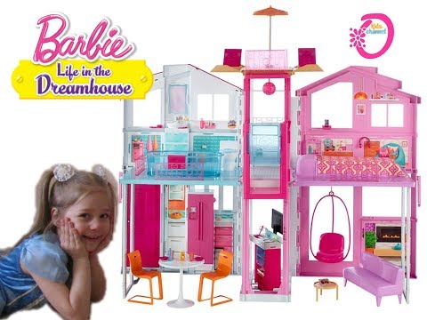 Большой дом для Барби 💕 Трехэтажный таунхаус Барби 💕Barbie Pink Passport 3 Story Townhouse Домик