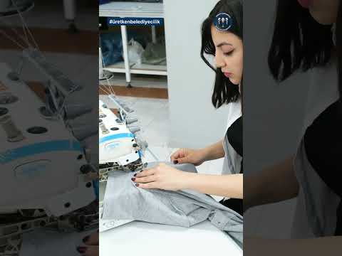 Tekstil Üretim Atölyemizde Belediyemiz çalışanlarının iş elbiserini dikiyoruz. 27.06.2023