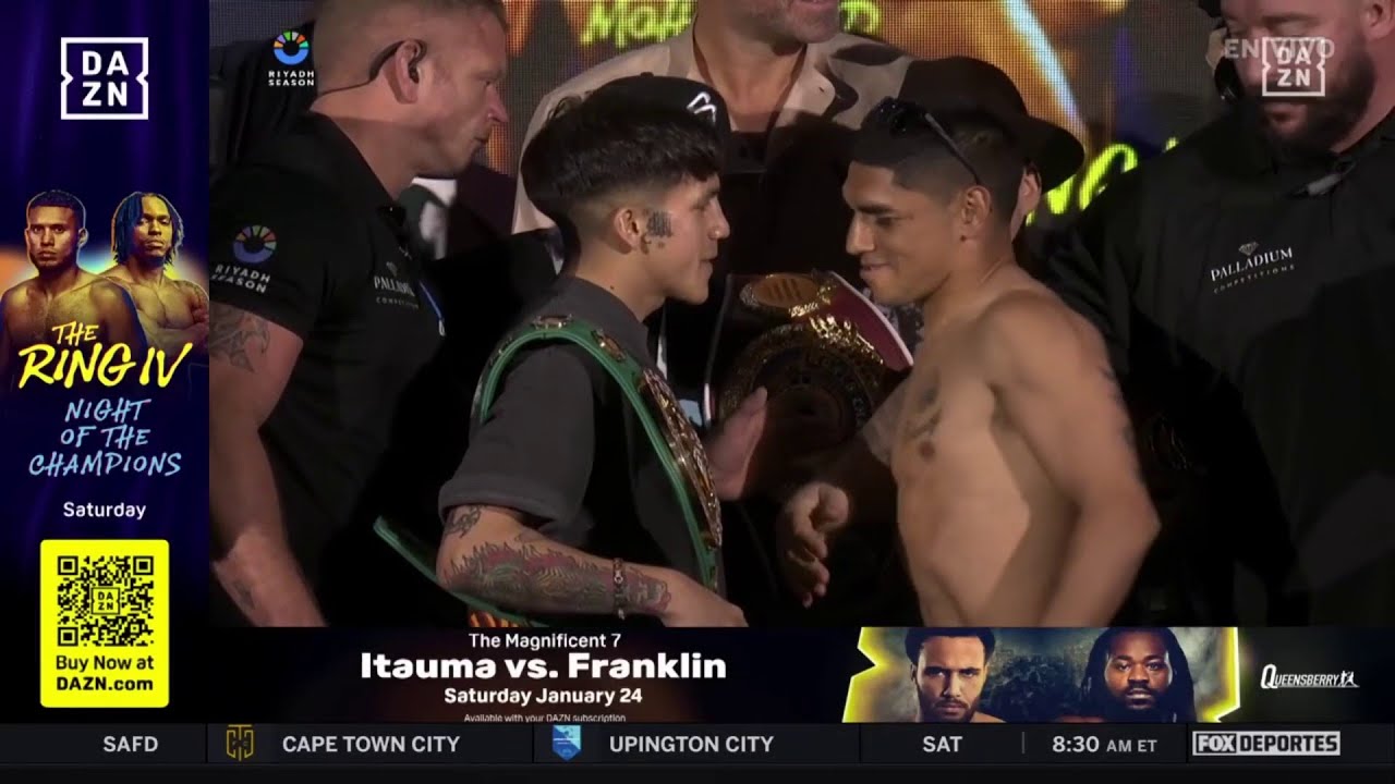 🥊 'BAM' RODRIGUEZ Y 'PUMA' MARTÍNEZ. ¡Se puso bueno! Se disputarán el Título mundial. #TotalSports