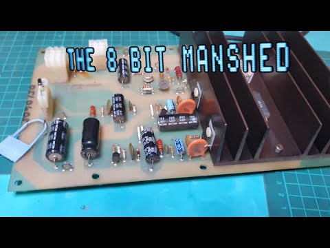 Atari Asteroid arcade cabinet restoration part 3 - Power Brick & AR Board