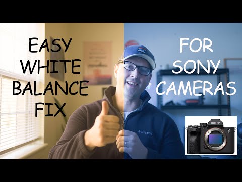 EASY AUTO WHITE BALANCE HACK for Sony Cameras