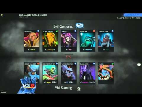 Vici Gaming vs Evil Geniuses - Game 1 - MDL LAN Group A - LD & Merlini