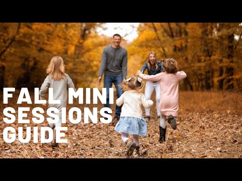 How to do fall mini sessions - 20 min seasonal photo shoots