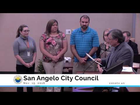 San Angelo City Council 11-15-16