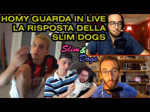 HOMY GUARDA IN LIVE LA RISPOSTA DELLA SLIM DOGS SULLE MAGLIETTE "MI DISSOCIO" - HOMYATOL