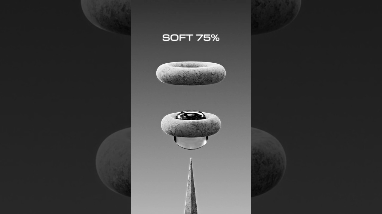 0% vs 100% 3D Softness Simulation