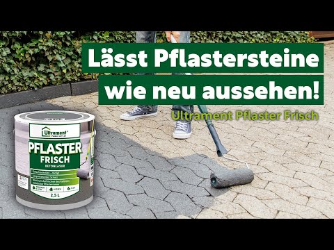 Lässt Pflastersteine wie neu aussehen!  | Ultrament Pflaster Frisch
