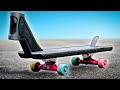 SKATEBOARD TRUCKS ON A PRO SCOOTER?! - Braille Skateboarding SKATEBOARD TRUCKS ON A PRO SCOOTER?!