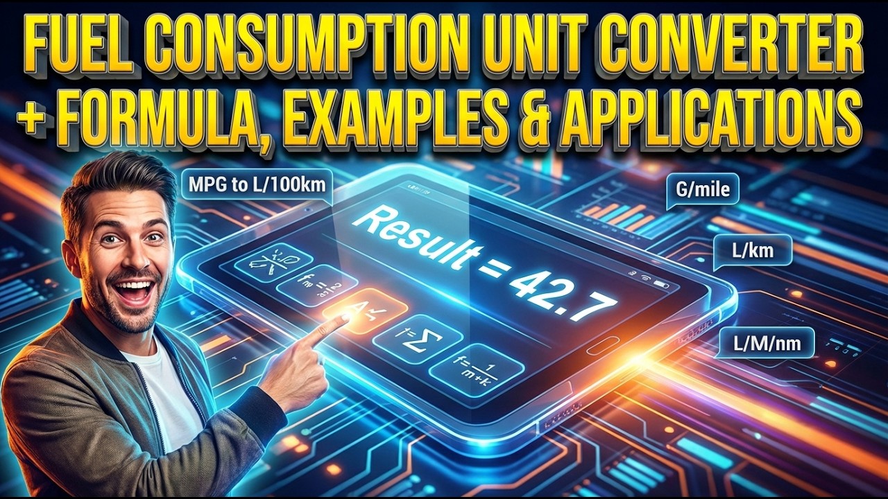 Fuel Consumption Unit Converter