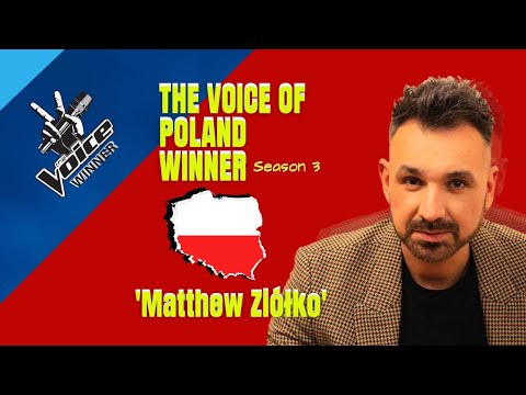 'Matthew Ziótko' The Voice Poland Season 3 Winner 🏆