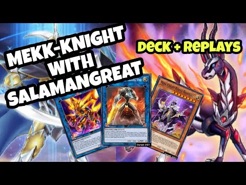 MEKK-KNIGHT WITH SALAMANGREAT DECK great mix IN RANK DUEL [Yu-Gi-Oh] Duel Links.