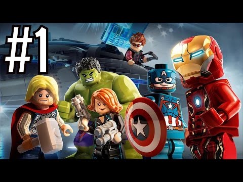 LEGO Marvel's Avengers (Xbox360) Walkthrough Part 1 Let's Play Playthrough Review 1080p