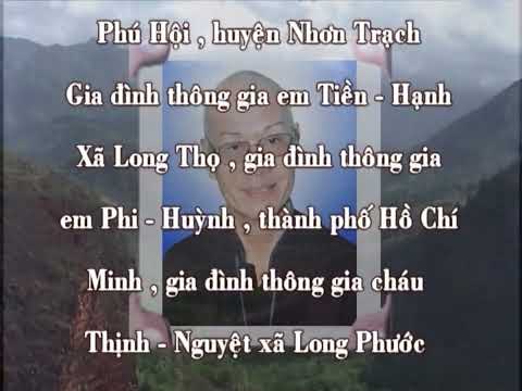LỄ TANG ÔNG NGUYỄN THÀNH TRAI