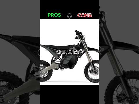 pros+cons of ETM RTR #etmrtr #surronster #ebike #dirtbike #shorts