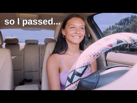 I GOT MY LICENSE *first time driving alone*