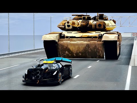 Koenigsegg Godzilla Dragster vs Tank with Monster Engine - Drag Race 20 KM