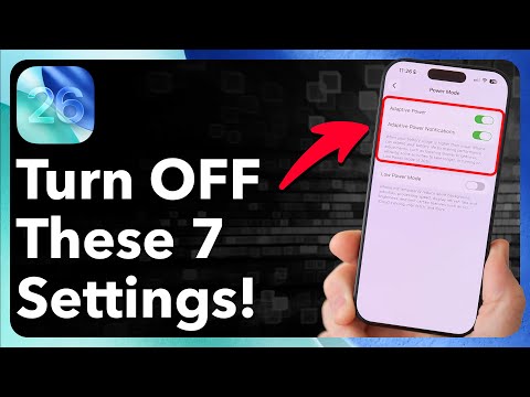 iOS 26 - 7 Settings You Need to TURN OFF Right Now