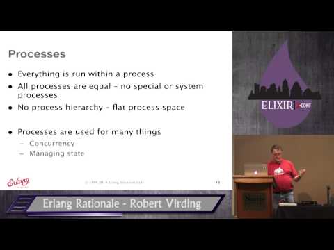 Elixir Conf 2014 - Erlang Rationale by Robert Virding