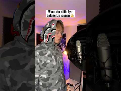 Wenn der stille Typ anfängt zu rappen 🥵 #deutschrap #studio #deep