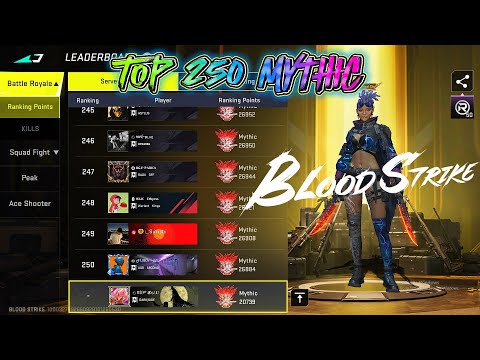 🔴LIVE: TOP 250 MYTHIC CLIMB: BLOOD STRIKE