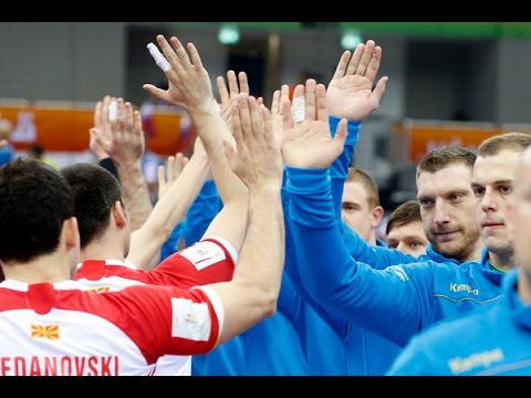 Slovenia vs Macedonia - 1/8 final - Men's Handball World Championship 2015 - 25/01/2015