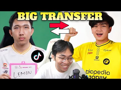 LEMON KE ONIC , KAIRI KE RRQ ?!? BIG TRANSFER UPDATE ??? reaction tiktok #38