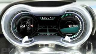 preview picture of video 'Jaguar C-X75 cluster display'