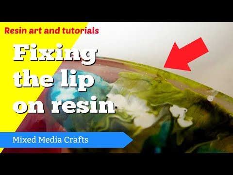 Fix the sharp edge or lip on your resin coasters and art pieces