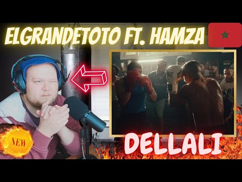 BRAD PITT IS FROM MOROCCO | 🇲🇦 ElGrandeToto ft. Hamza - Dellali | GERMAN rapper reacts