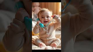Download lagu Baby Talking on Toy Phone Saying “Mama” and “Baba” 📱👶 | Cutest Conversation Ever! 💞#babyfuntv #cute mp3