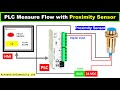 PLC Measure Flow Rate With Proximity Sensor Logic Explanation