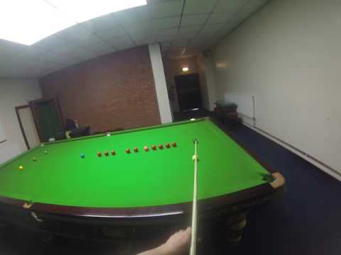 Snooker Headcam 147 attempt