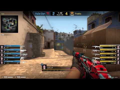 CS:GO POV Demo Fnatic JW (26/22) vs FaZe (de_mirage)