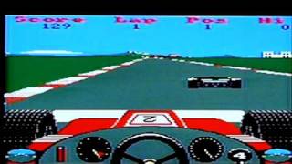3D Grand Prix on Amstrad CPC 464 vintage home computer. Gameplay & Commentary