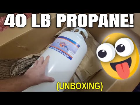 🔥 Unboxing 40 lb. Flame King Propane Bottle 🔥 Melting Furnace Season Begins!!!