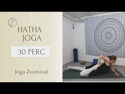32 perc HATHA JÓGA - stresszoldó nyújtás - Jóga Zsuzsival