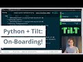 Python Tilt On Boarding Set Up Guide