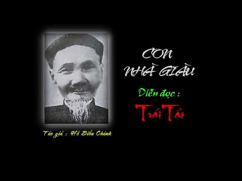 CON NHÀ GIÀU của Hồ Biểu Chánh, diễn đọc Trái Táo