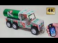 How To Make Toy Tanker Truck At Home DIY Matchbox Truck Science Project