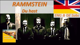 Rammstein - Du Hast. German band. DE-ENG lyrics translated. Text auf Deutsch und English