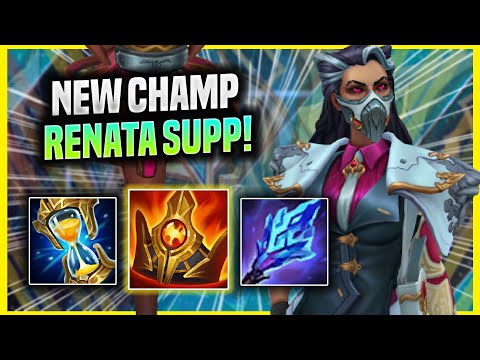 CHALLENGER IS READY TO PLAY RENATA NEW CHAMP! - Challenger Plays Renata Support vs Pyke! |
