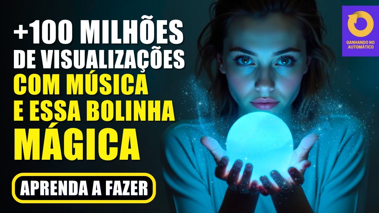 Mais de 2 milhões de inscritos e mais de 100 milhões de visualizações, usando música e essa bolinha.