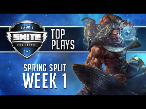 SMITE Pro League 2016 - Week 1 Top Plays (Spring Split)