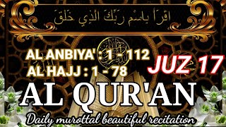 Download lagu MUROTTAL ALQURAN MERDU | AL QURAN JUZ 1 SAMPAI 30  | Juz 17 mp3