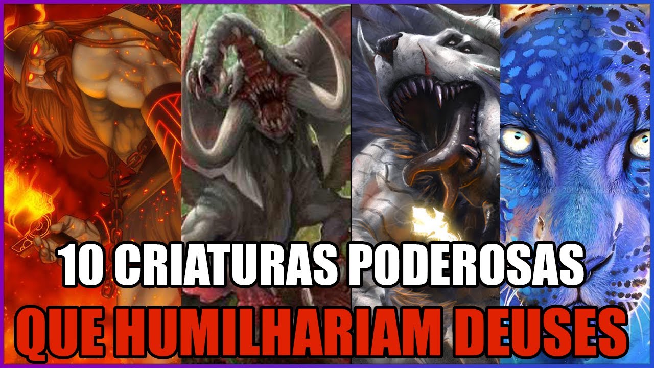 10 CRIATURAS MITOLÓGICAS TÃO PODEROSAS QUE HUMILHARIAM OS DEUSES! - TIER LIST