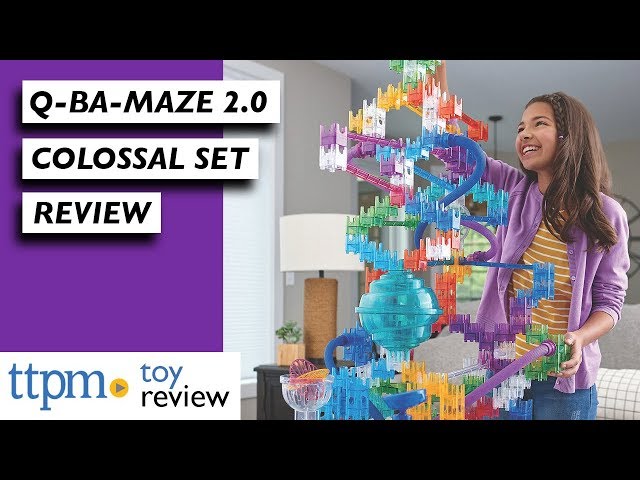 Vídeo relacionado con MindWare CGS_QBAM Q-Ba-Maze Warm Colors Board Game, Multicolor