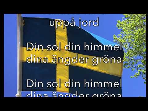 Du gamla du fria, text