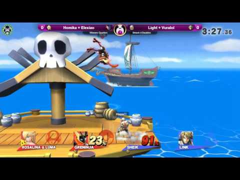 PPT-S - Homika + Elexiao Vs. Light + Vuralol - Winners Quarters - Smash 4 Doubles