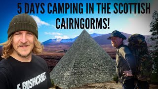 5 Days WILD CAMPING  In The Scottish Cairngorms! Hiking The Royal Bothy! Anker SolixC1000 Giveaway!